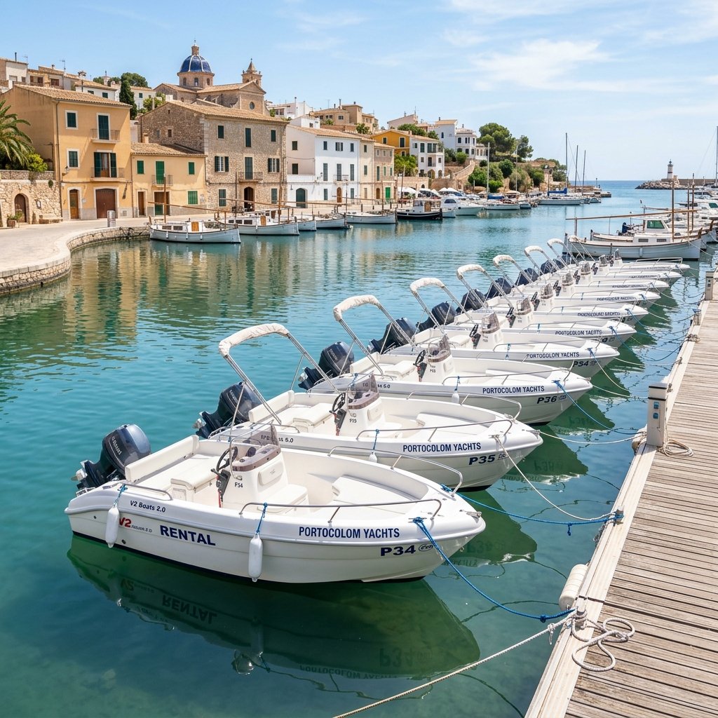 Boat hire prices in Portocolom